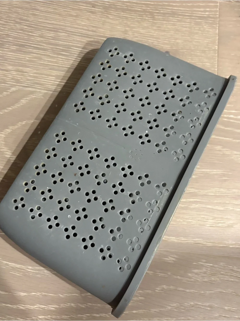 Gray Over-Sink Roll-Up Dish Drying Rack with Utensil Holder
